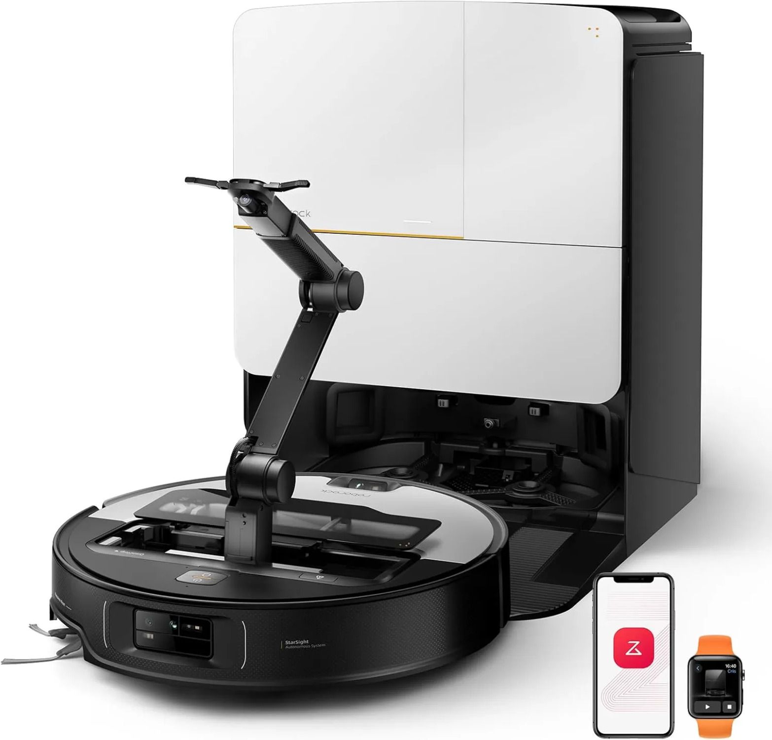 Робот-пылесос Roborock Z70, серебристый