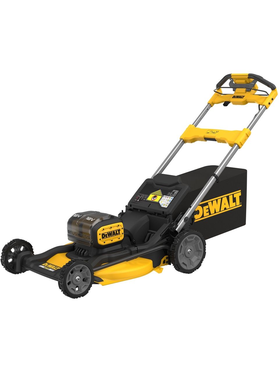 Газонокосилка аккумуляторная Dewalt DCMWSP156W2-QW (2 АКБ и ЗУ)