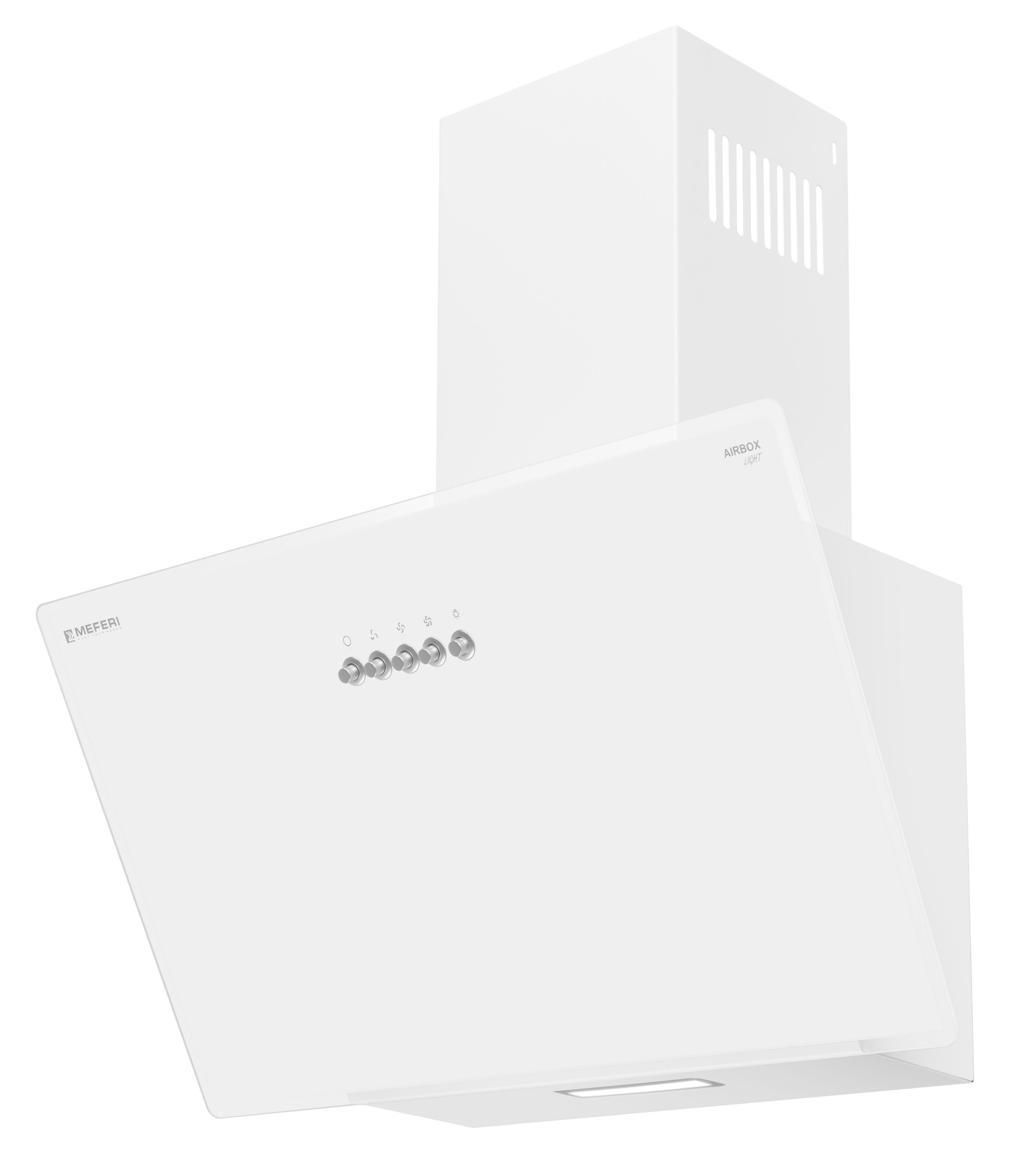 Вытяжка наклонная Meferi AIRBOX60WH LIGHT, белый