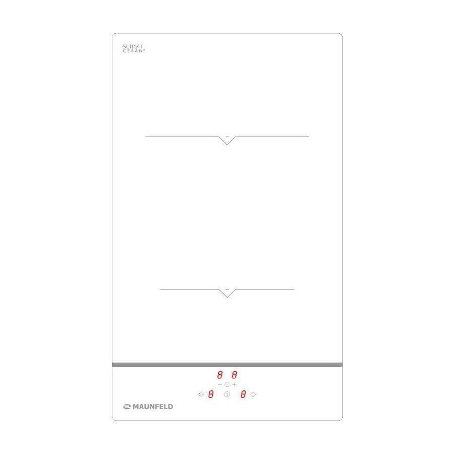 Варочная панель индукционная MAUNFELD MVI31.2HZ.2BT-WH