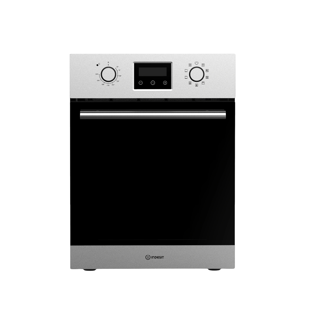 Духовой шкаф электрический Indesit IBFTE 1944 JH IX, нержавеющая сталь/черный