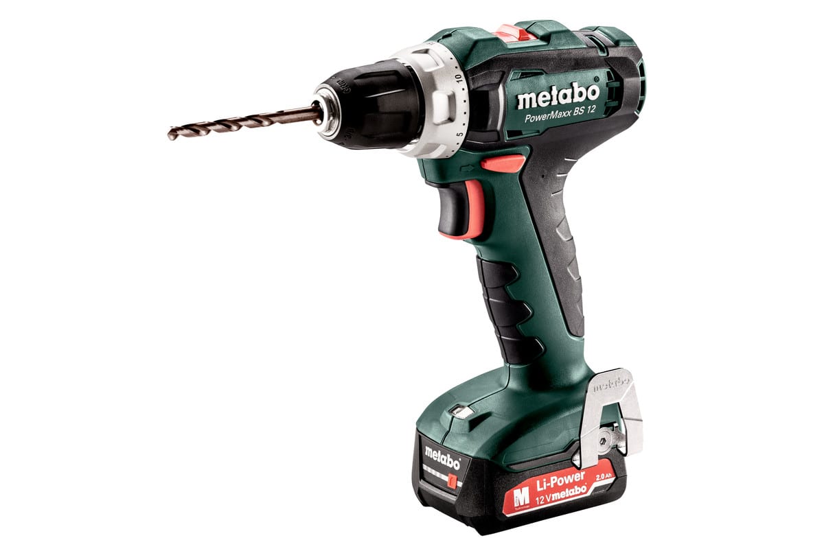 Дрель-шуруповерт аккумуляторная Metabo PowerMaxx BS 12 2х2.0 Ач