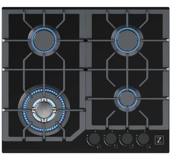 Варочная панель газовая ZUGEL ZGH601B черная