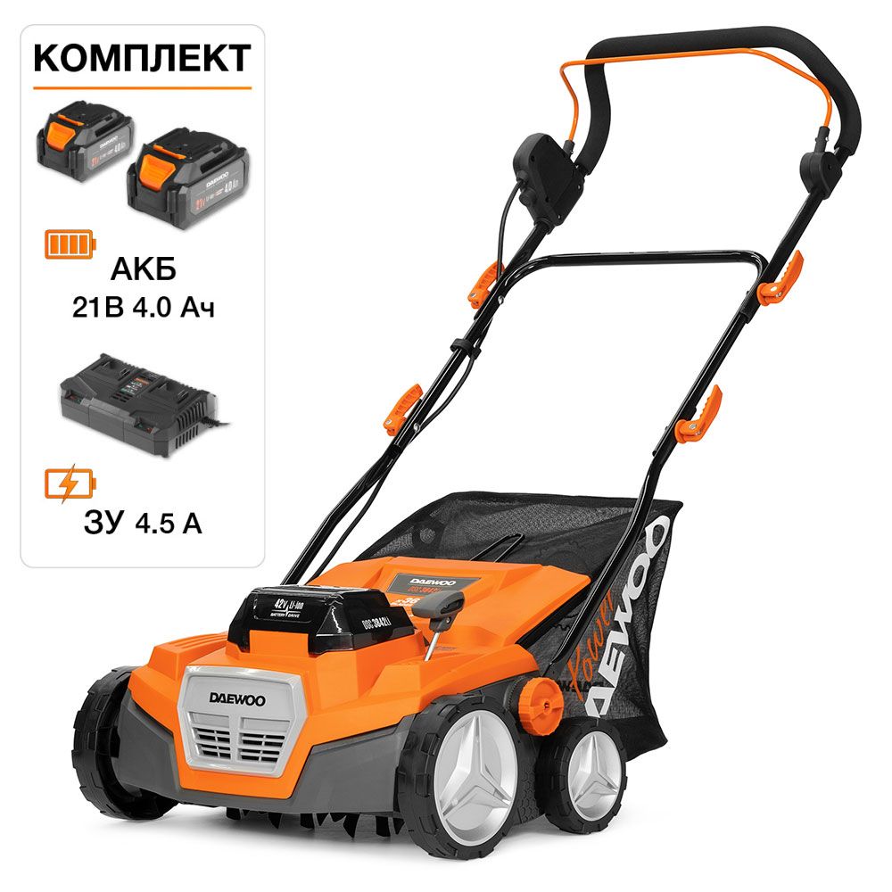 Скарификатор аккумуляторный Daewoo DSC 3842Li SET (с 2 АКБ и ЗУ)