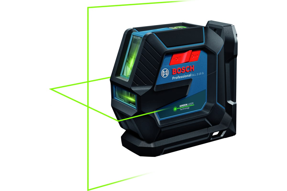 Нивелир лазерный линейный Bosch GLL 2-15 G Professional, со штативом (0601063W01)