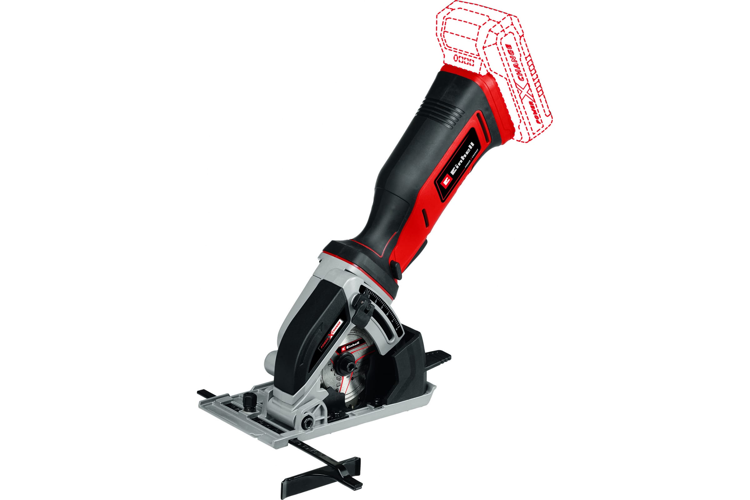 Пила циркулярная Einhell TE-CS 18/89 Li-Solo 4331100