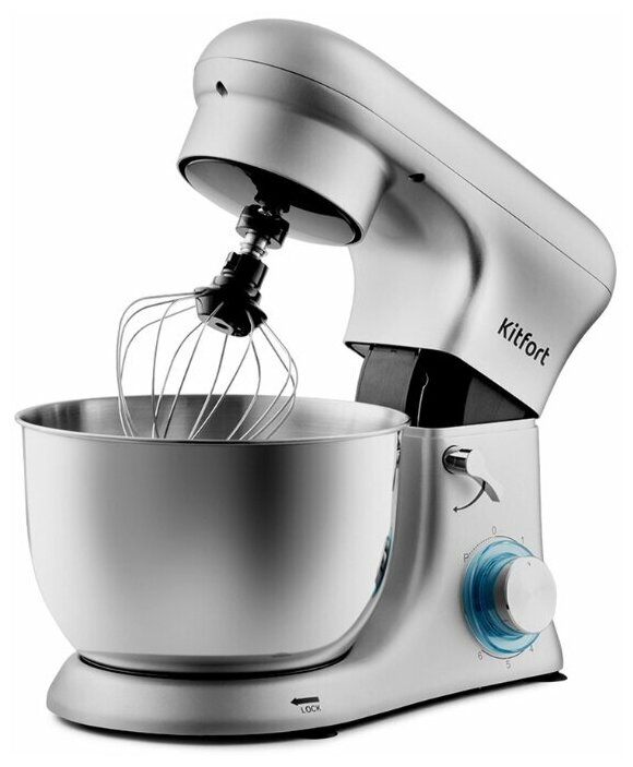 Миксер планетарный Kitfort KT-3007-2 серебристый