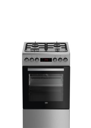 Плита комбинированная Beko FSE52320DXD, нержавеющая сталь