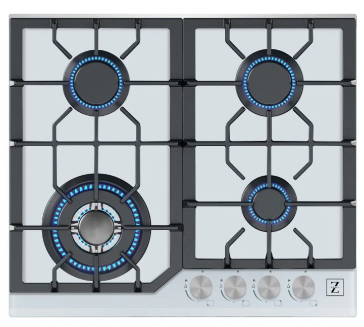 Варочная панель газовая ZUGEL ZGH601W, белая
