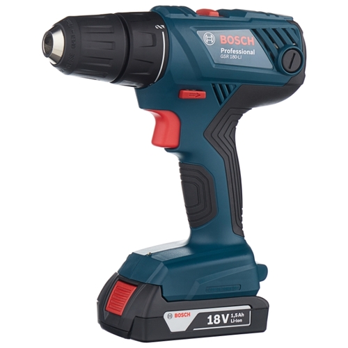 Дрель-шуруповерт аккумуляторная BOSCH GSR 180-LI 1.5Ah x2 Case 54 Н·м 0.601.9F8.120