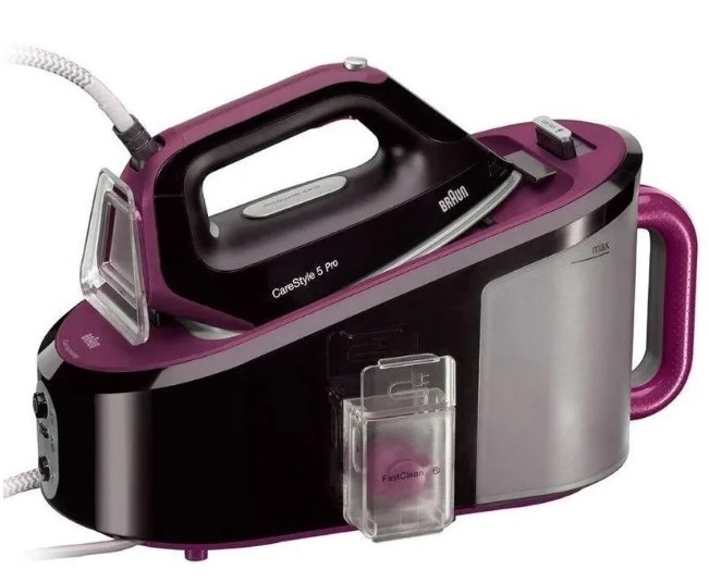 Парогенератор Braun CareStyle 5 IS5155 черный/сиреневый