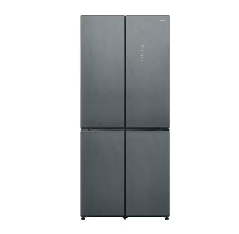 Холодильник Side-by-Side HIBERG RFQ 610G GS, серое мраморное стекло