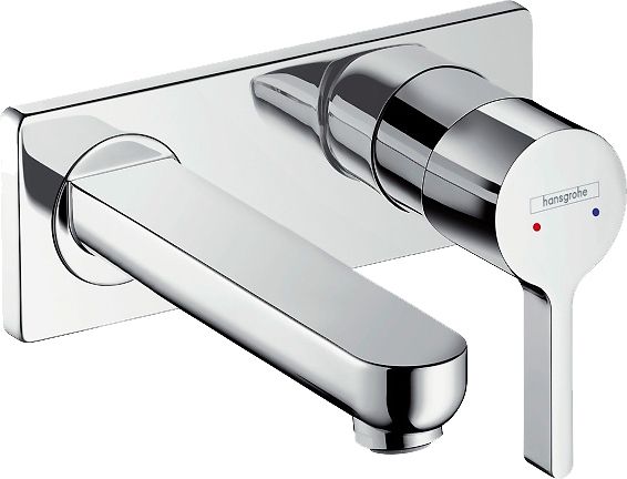 Смеситель для раковины Hansgrohe 31162000S Metris S (с внутренней частью), хром