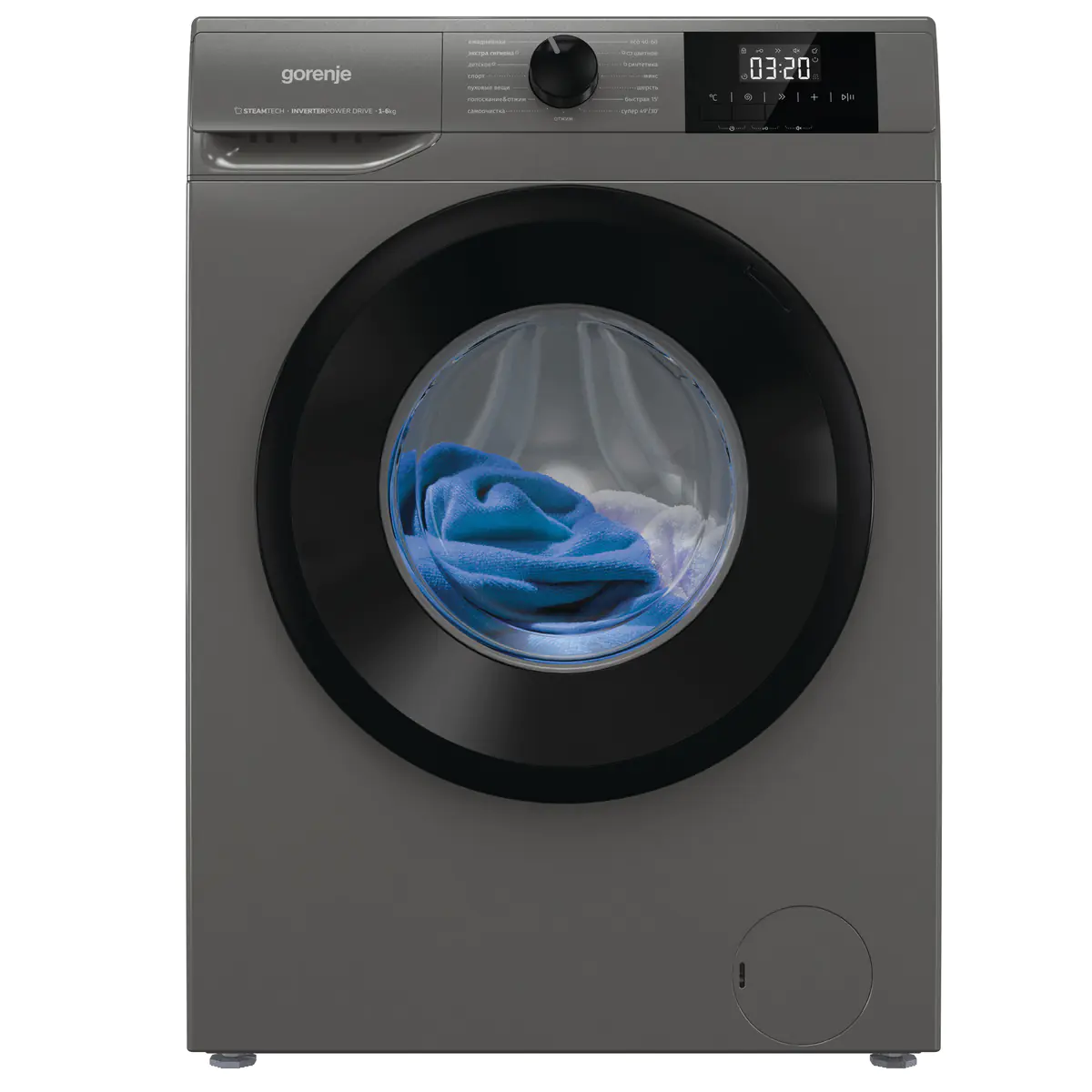 Стиральная машина Gorenje W3NGPI61SAST/C, серый