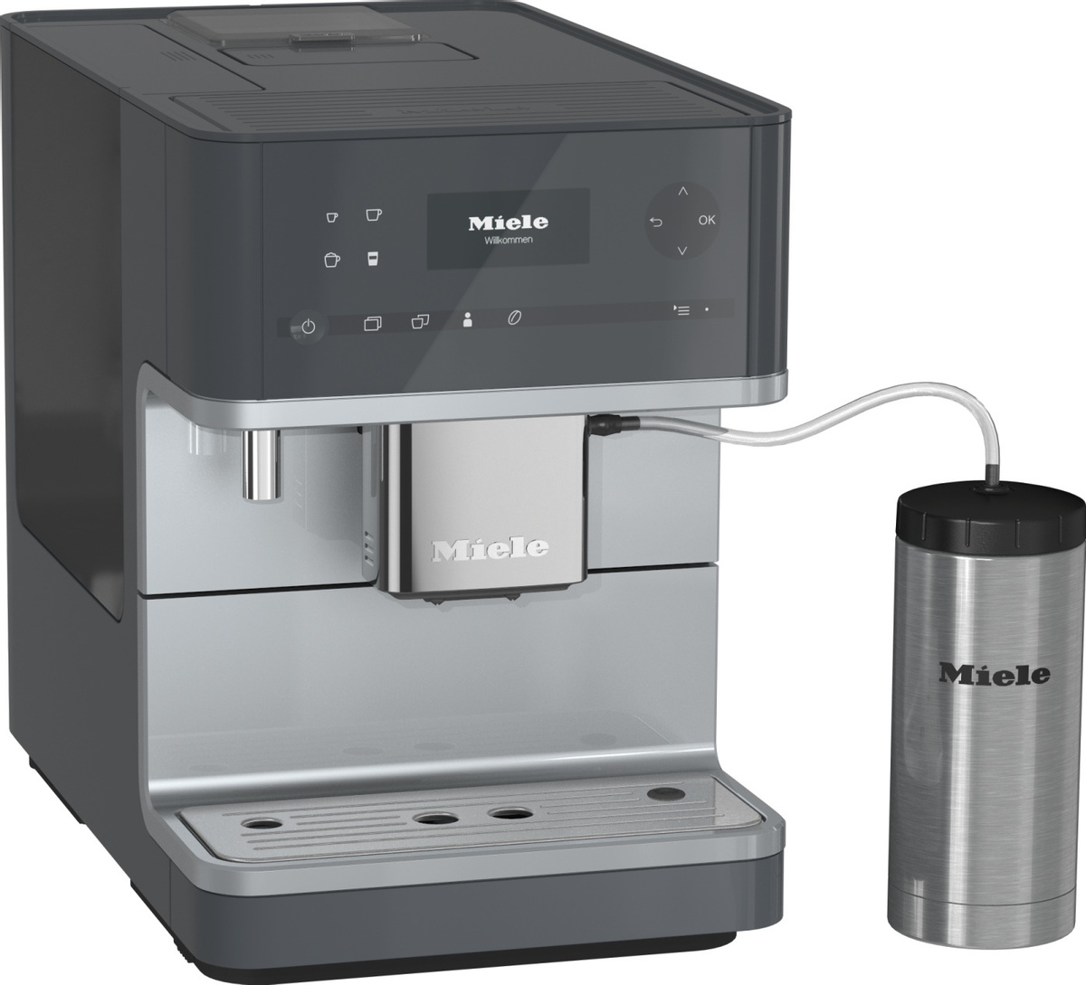 Кофемашина Miele CM 6350 графитовый серый