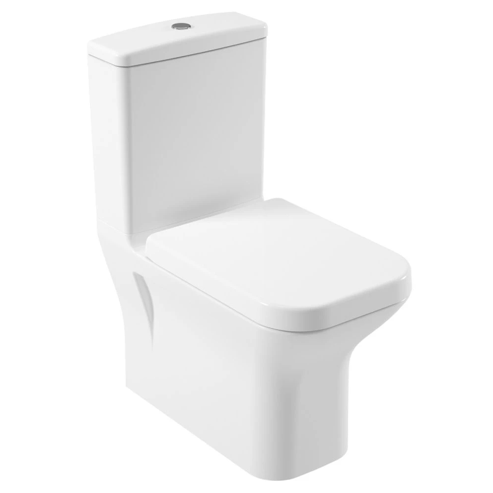 Унитаз-компакт Serel Nita NT12SL (с микролифтом), белый