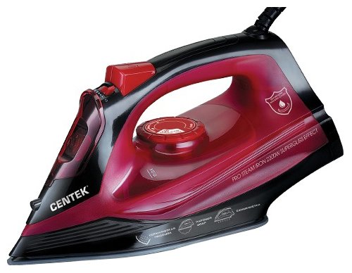 Утюг CENTEK CT-2351 красный/черный