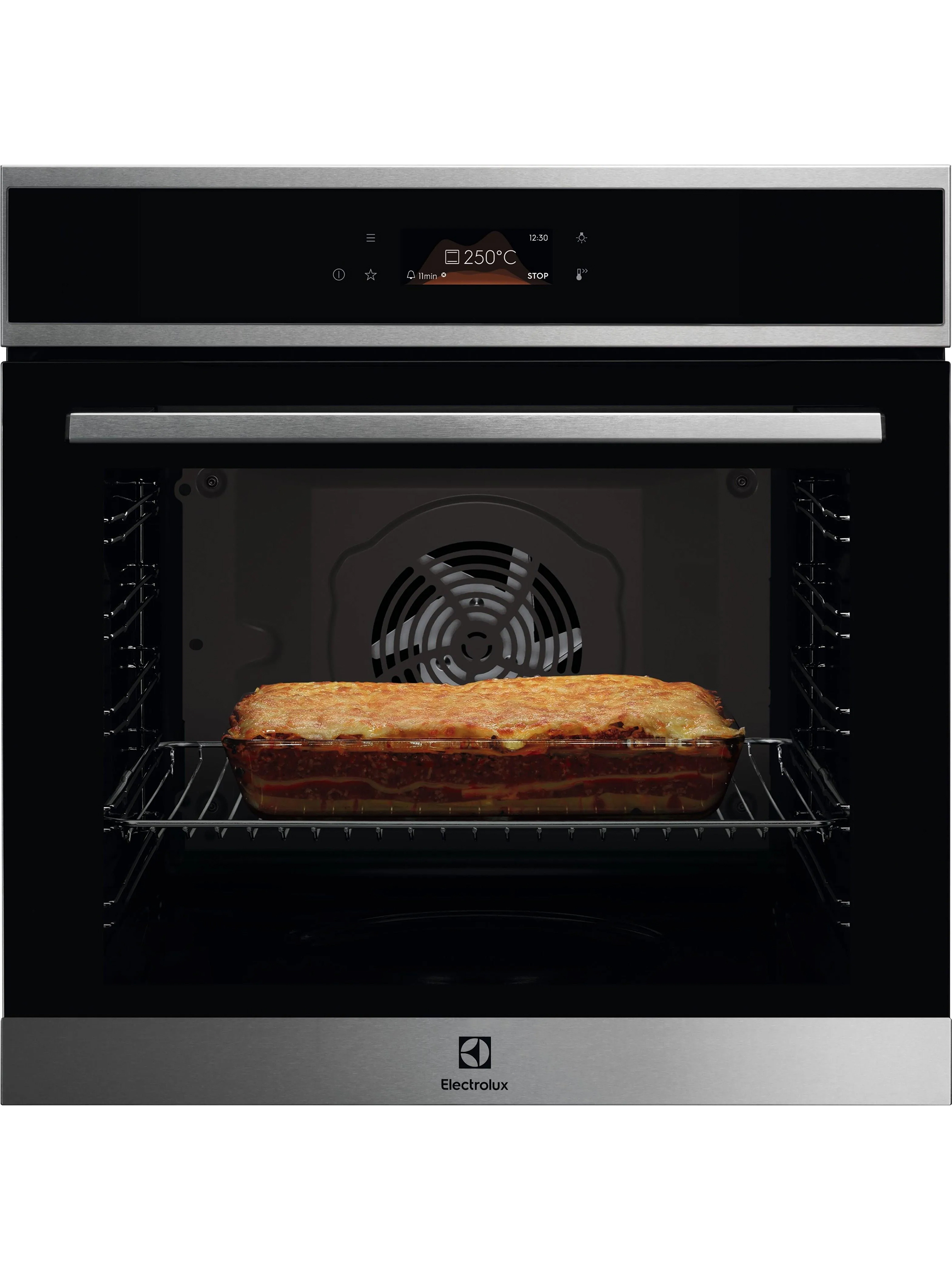 Духовой шкаф электрический Electrolux LOE8F38X, черный/нержавеющая сталь