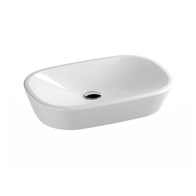 Раковина накладная Ravak Ceramic 600 O XJX01160001, белый