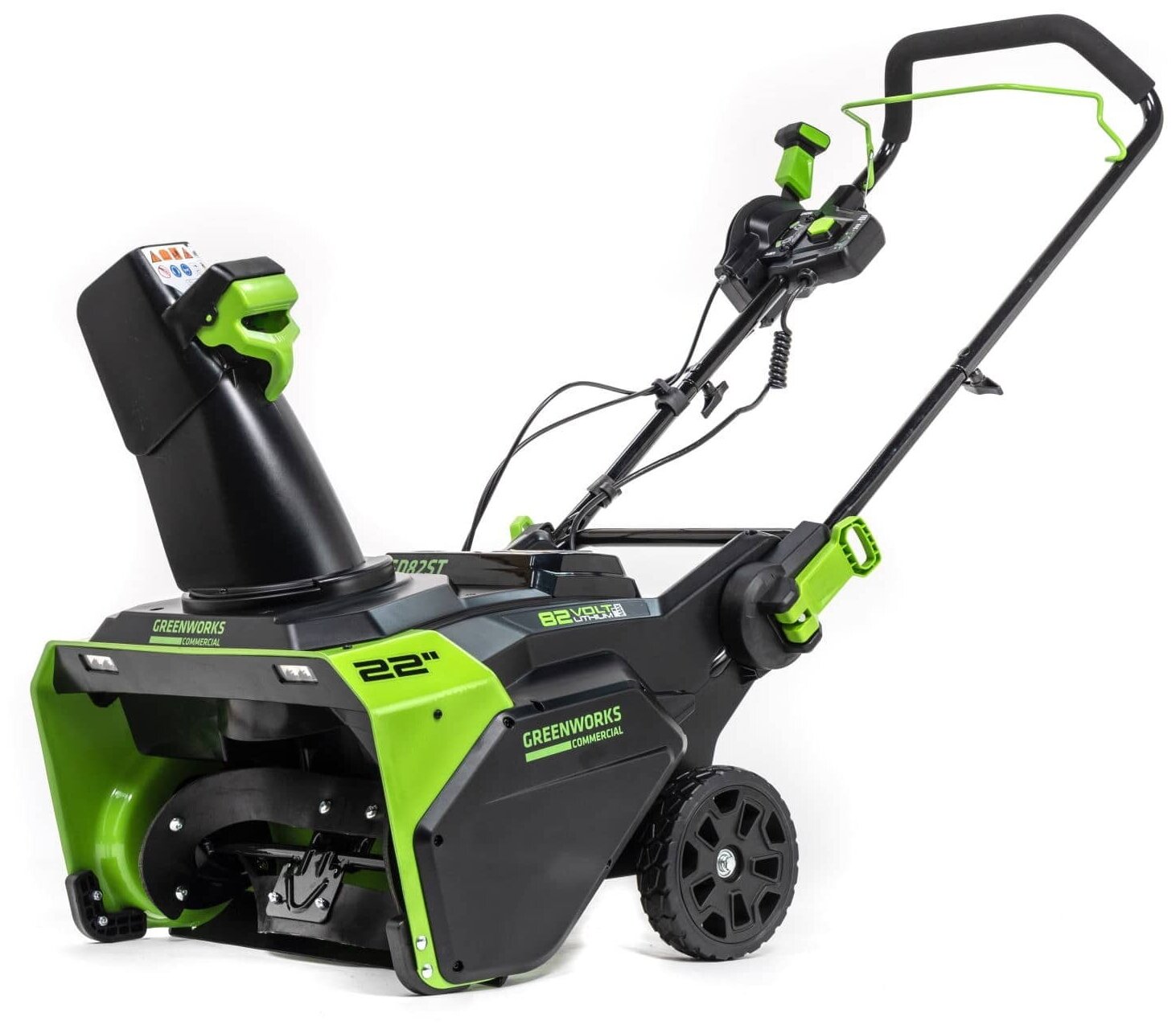 Снегоуборщик Greenworks GD82ST (с АКБ 5 А/ч)
