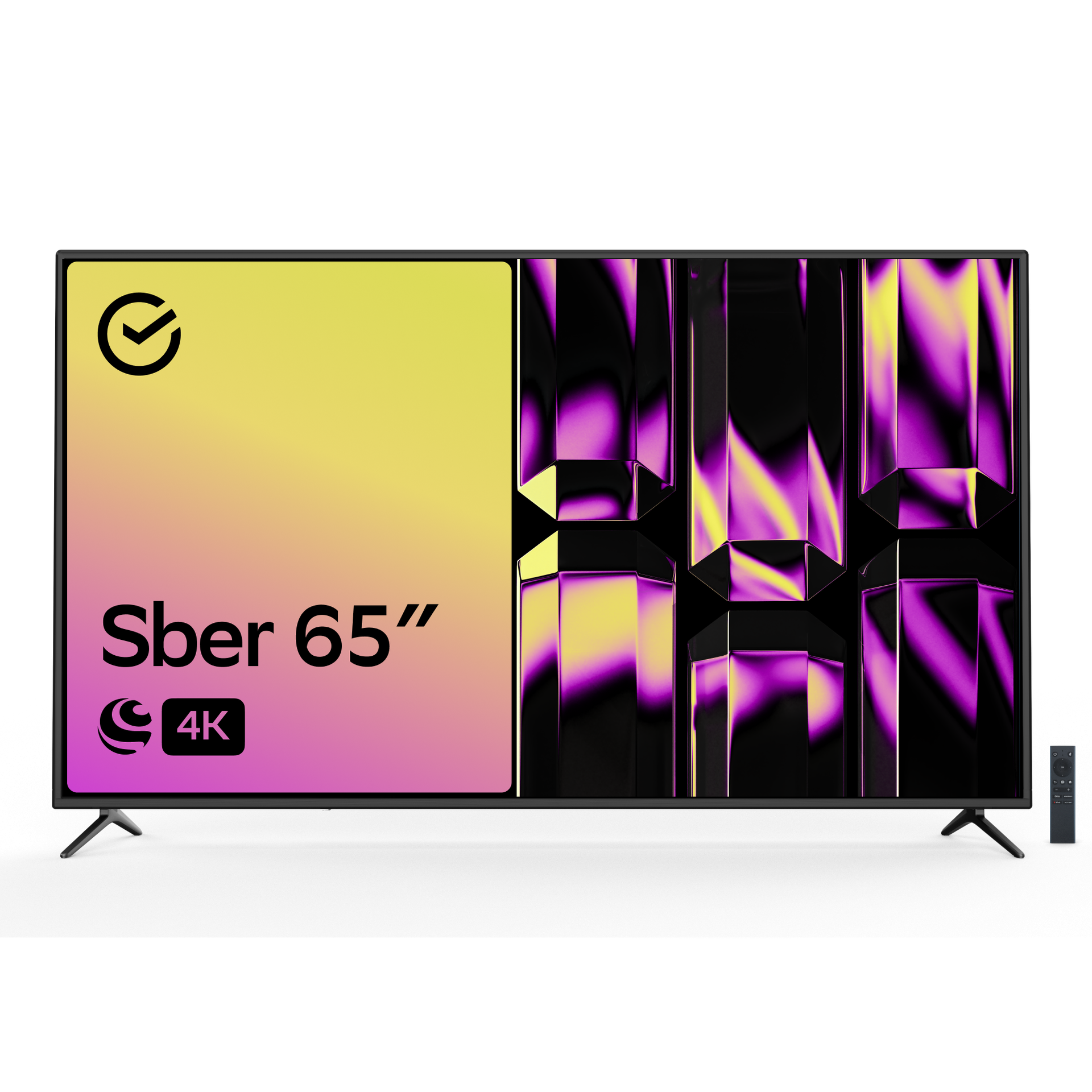 Телевизор Sber SDX-65U4015, черный