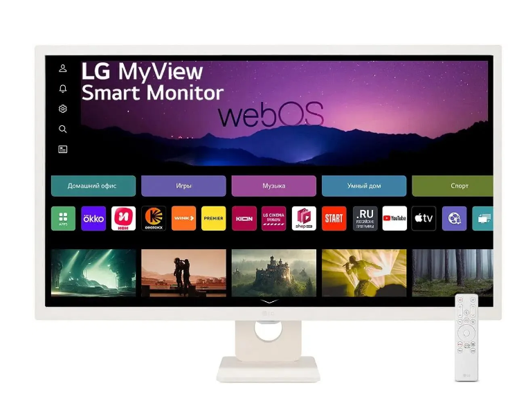Монитор LG MyView 32SR50F-W, белый