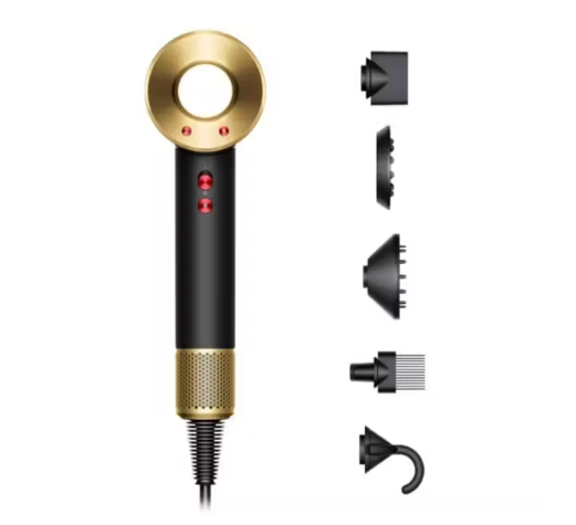 Фен Dyson Supersonic HD07 (534017-01), черный/золотистый