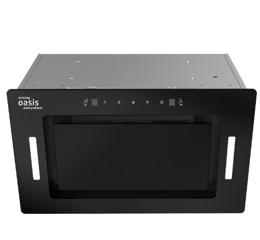 Вытяжка встраиваемая Oasis UD-60BG, черный