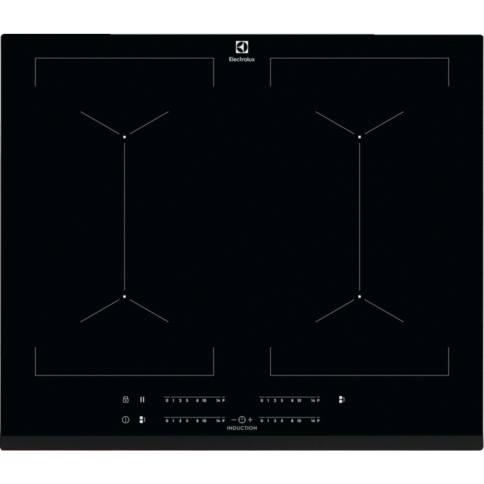 Варочная панель индукционная Electrolux CIV644, черный
