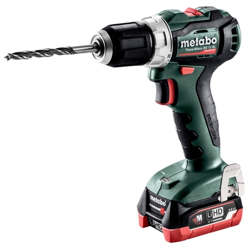 Дрель-шуруповерт Metabo PowerMaxx BS 12 BL 4.0Ач х2 LiHD кейс 601038800