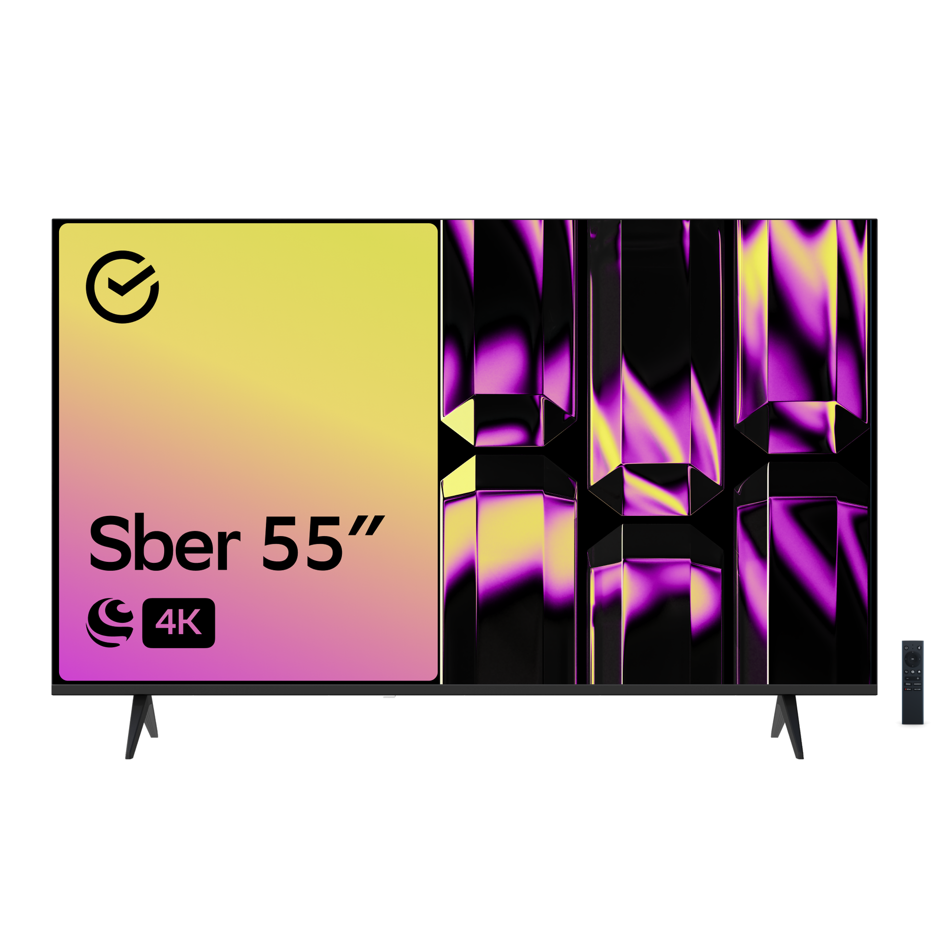 Телевизор Sber SDX-55U4126, черный