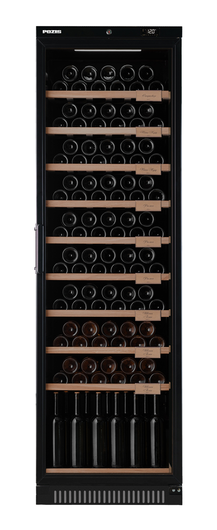 Винный шкаф POZIS ШВ-120, черный глянцевый