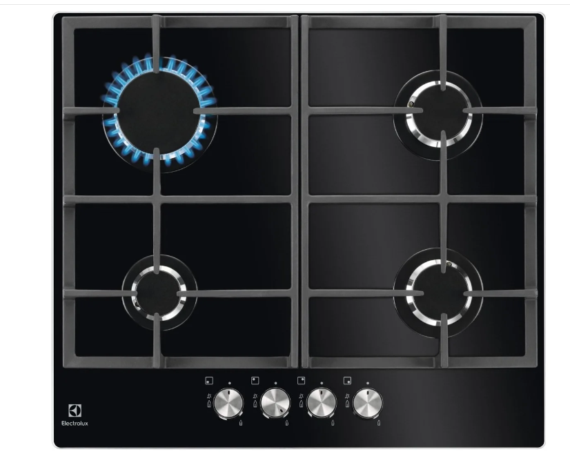 Варочная панель газовая Electrolux KGG6426K, черный