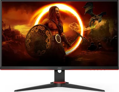Монитор AOC 24G2SPAE черный/красный