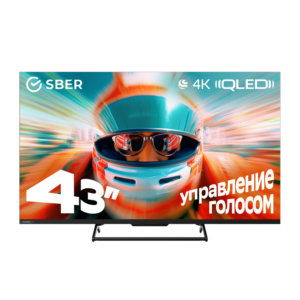 Телевизор Sber SDX-43U4169, черный