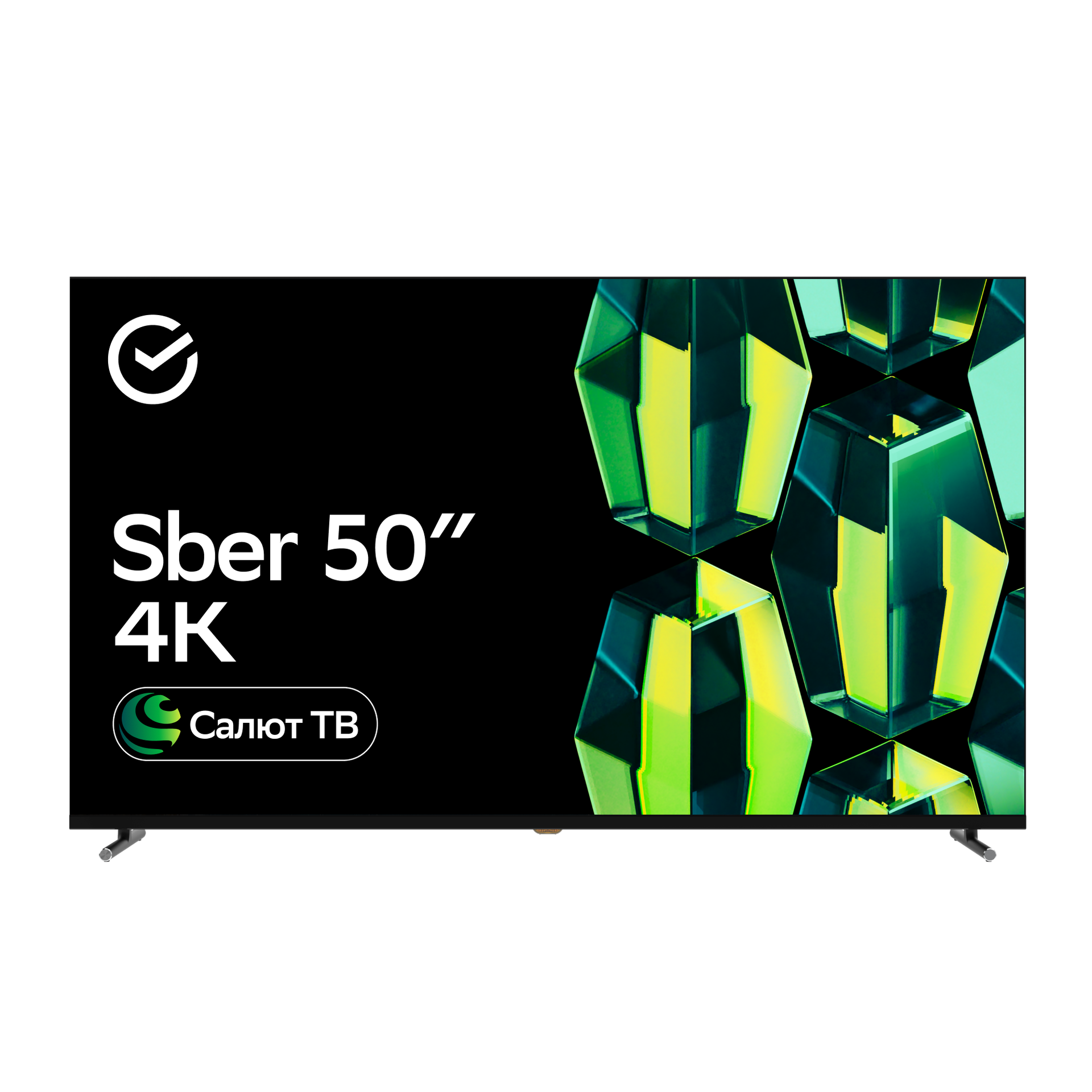 Телевизор Sber SDX-50U4124, черный