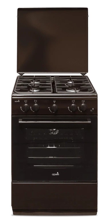 Плита газовая Cezaris ПГ 3200-07 Ч, коричневый