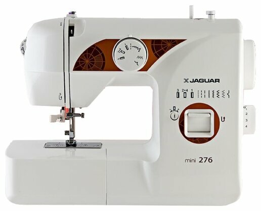 Швейная машина Jaguar Mini 276 бело-коричневый