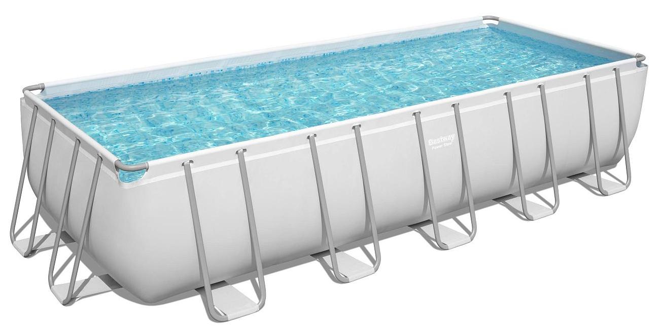Каркасный бассейн BestWay Power Steel 640х274х132 см, 19281 л