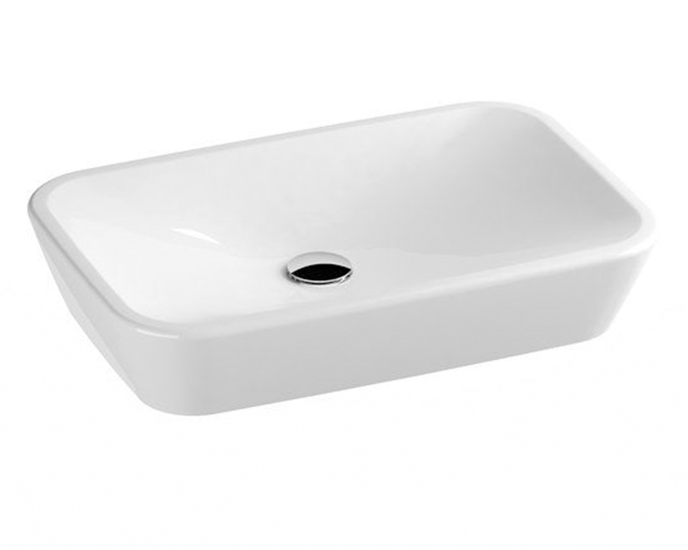 Раковина накладная Ravak Ceramic 600 R XJX01160002, белый