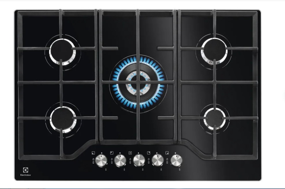 Варочная панель газовая Electrolux KGG75362K, черный