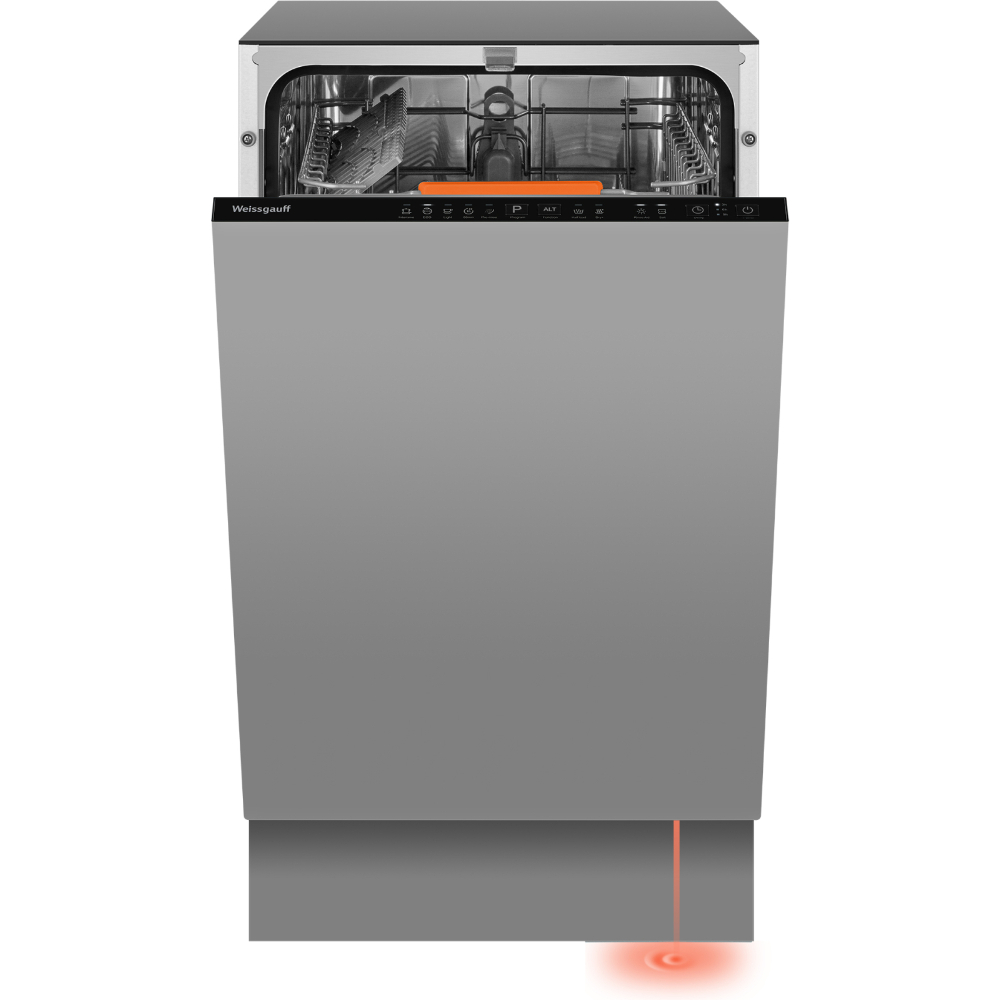 Посудомоечная машина встраиваемая Weissgauff BDW 4525 Infolight, серый