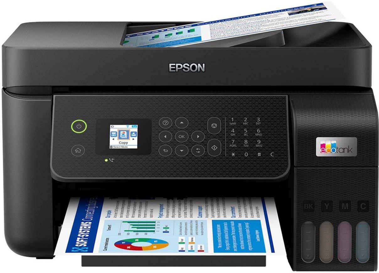 МФУ струйное Epson EcoTank L5290 (C11CJ65409/508/512), черный
