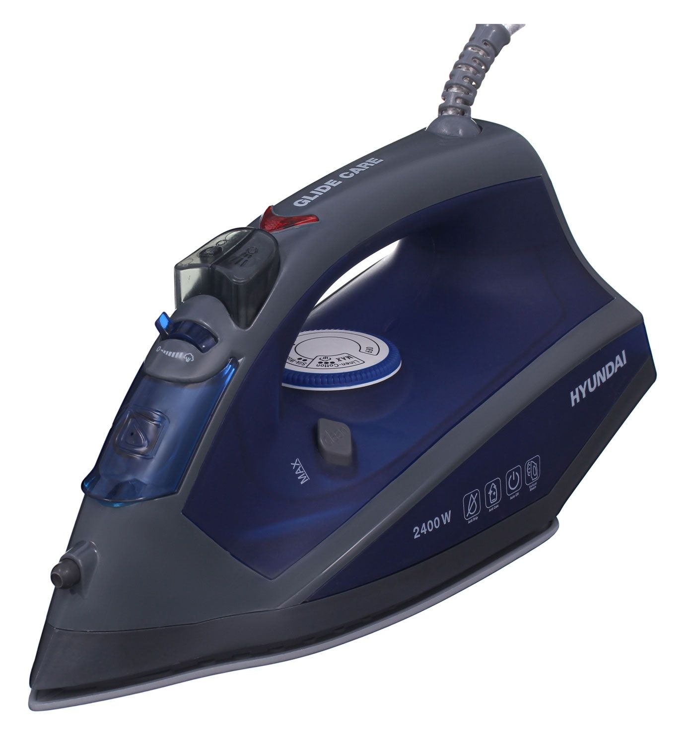 Утюг Hyundai H-SI01789, синий/серый