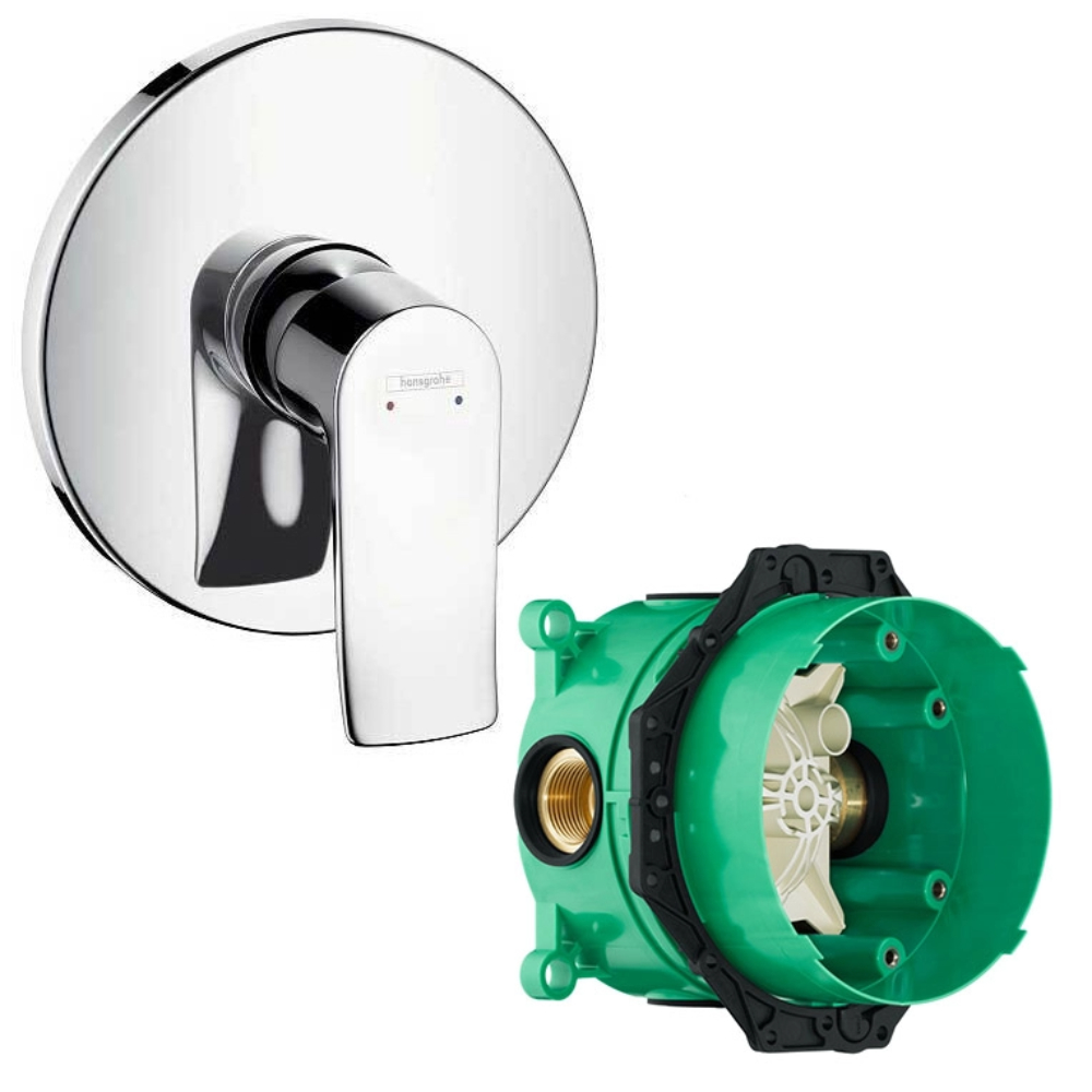 Смеситель для душа Hansgrohe 31685000S Metris (с внутренней частью), хром