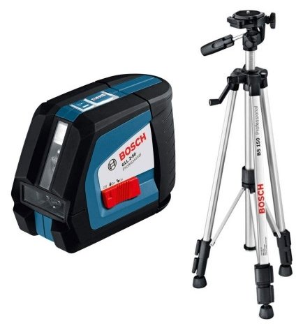 Лазерный уровень Bosch GLL 2-50 C Professional + BS 150 (0601063105)