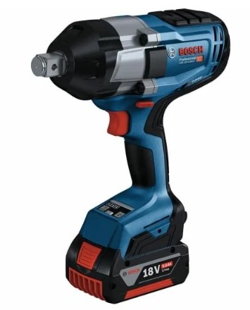 Гайковерт ударный аккумуляторный Bosch GDS 18V-1050H, арт. 06019J8522 (кейс, с 2 АКБ и ЗУ)