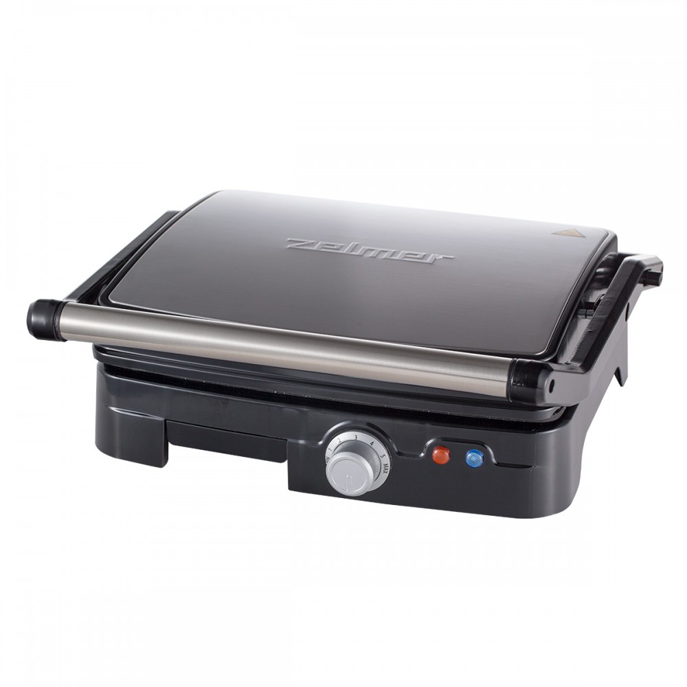 Гриль электрический Zelmer ZPR2000 Black/Inox