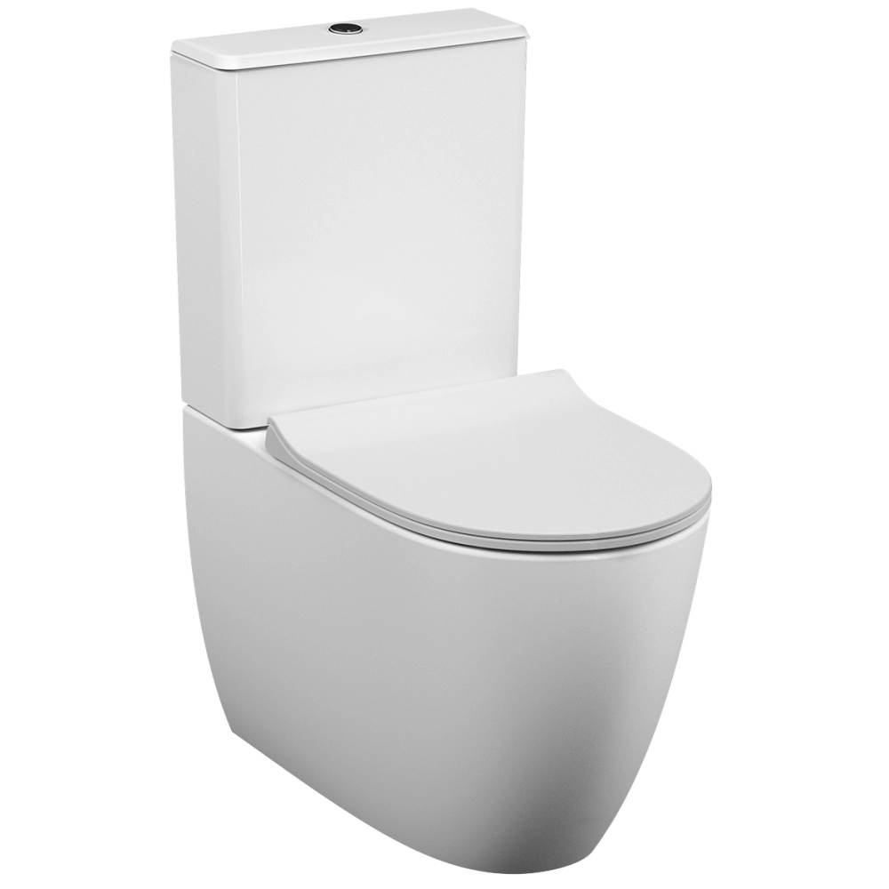 Унитаз-компакт VitrA Sento Rim-Ex 9830B003-7203 (с микролифтом), белый