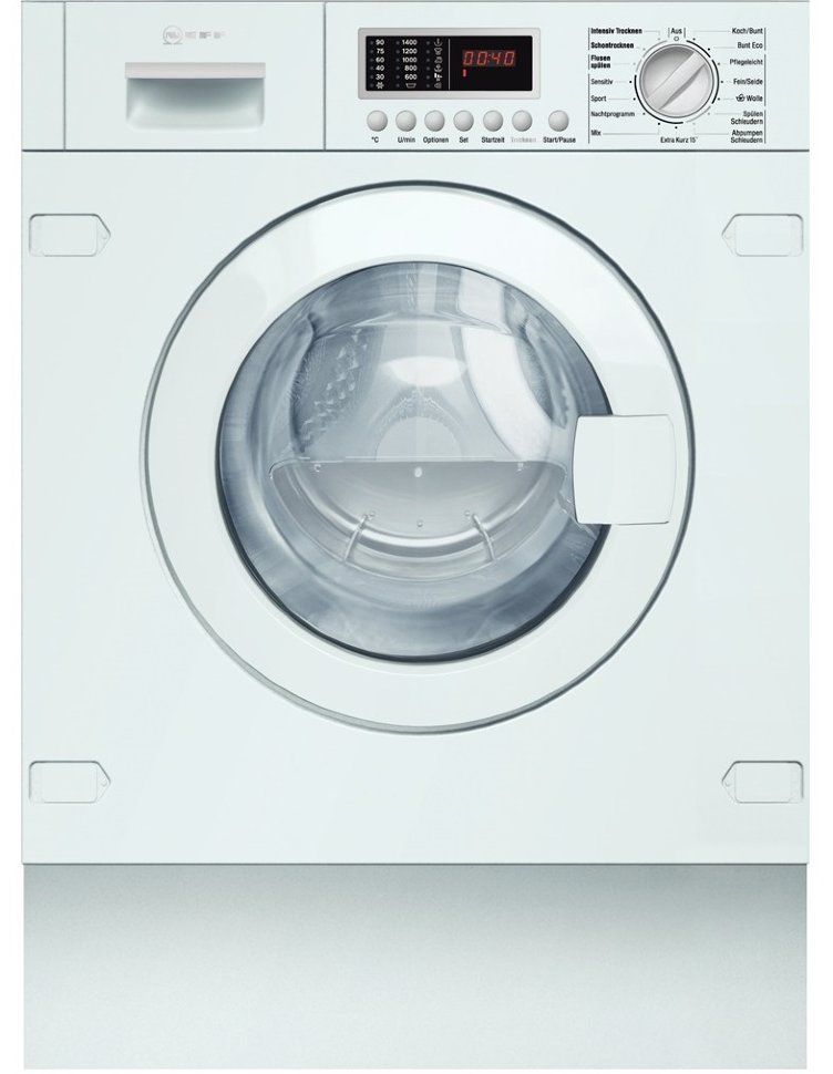 Стирально-сушильная машина встраиваемая Neff V6540X3, белый